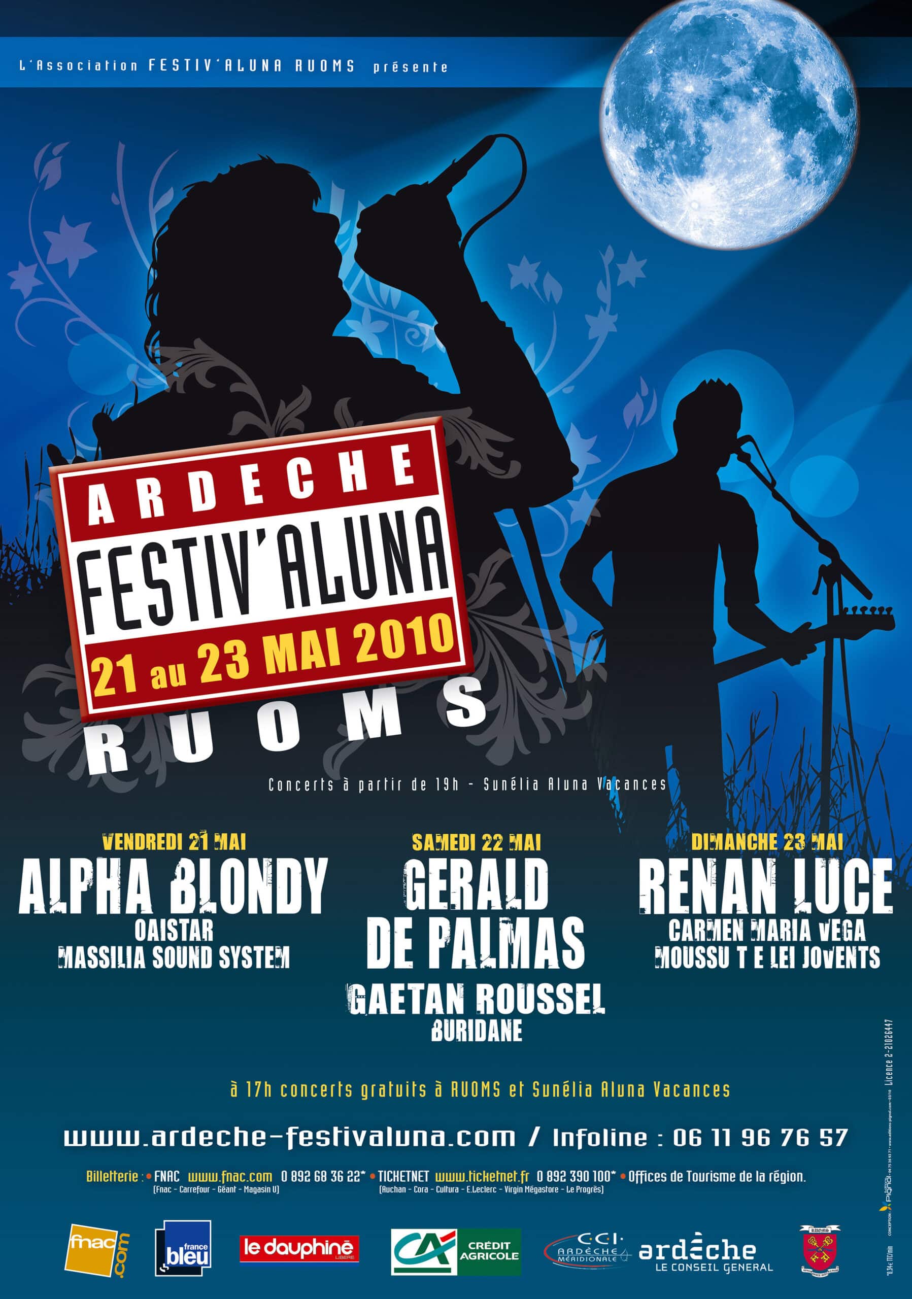 Affiche Aluna Festival 2010