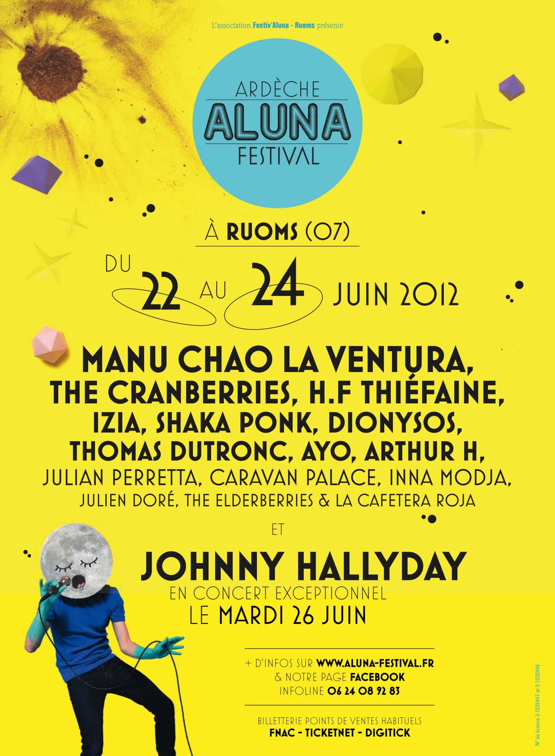 Affiche Aluna Festival 2012