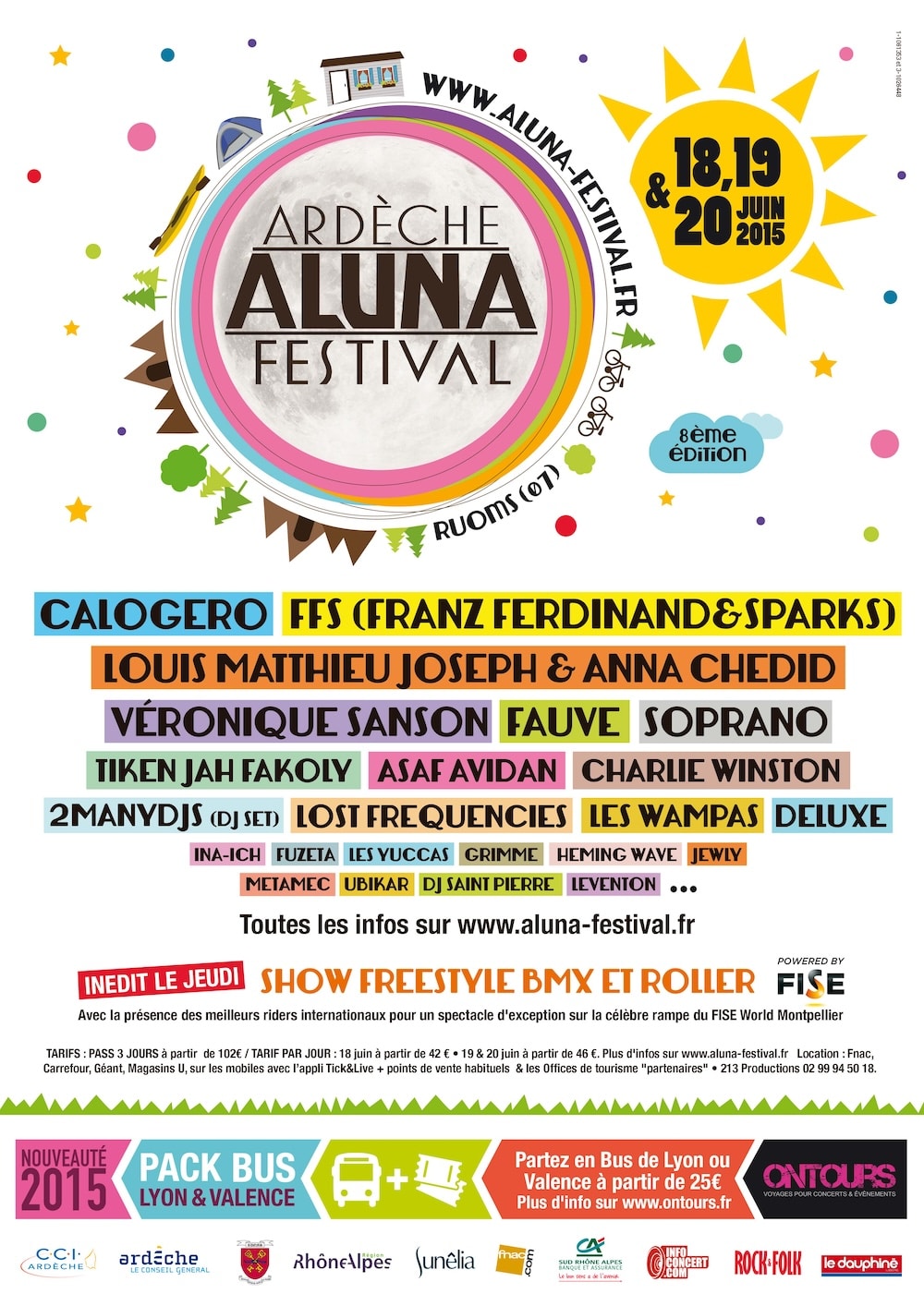 Affiche Aluna Festival 2015
