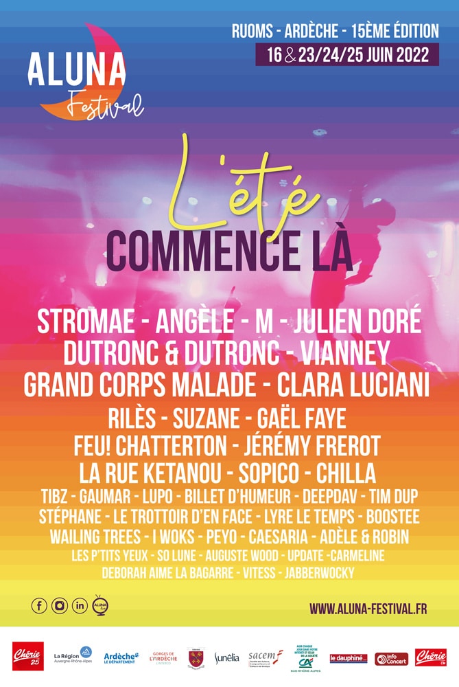 Affiche Aluna Festival 2023