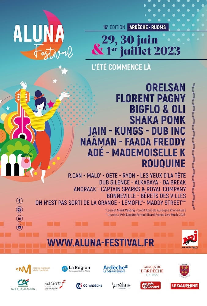 Affiche Aluna Festival 2023