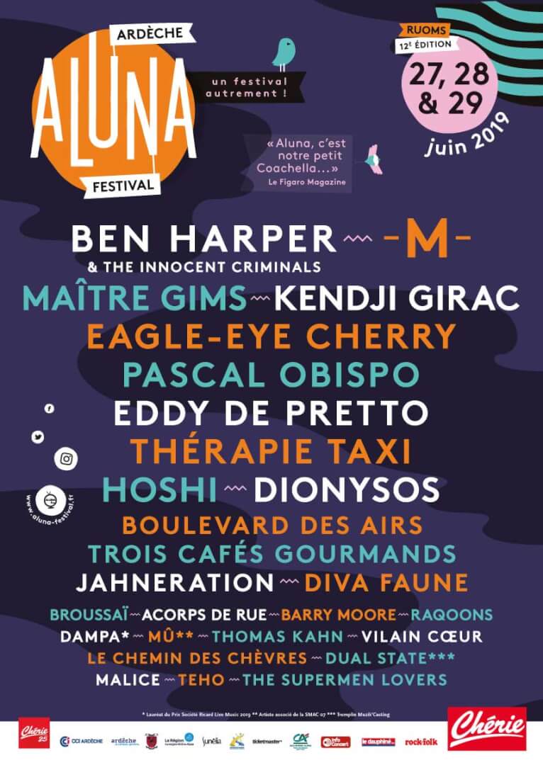 Affiche Aluna Festival 2019